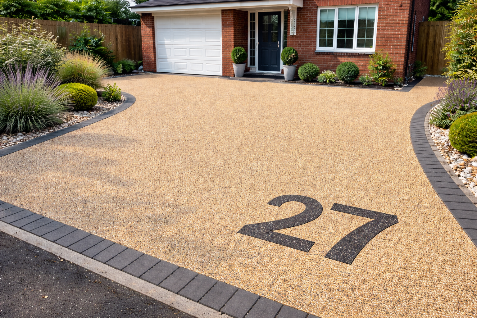 Resin driveway example