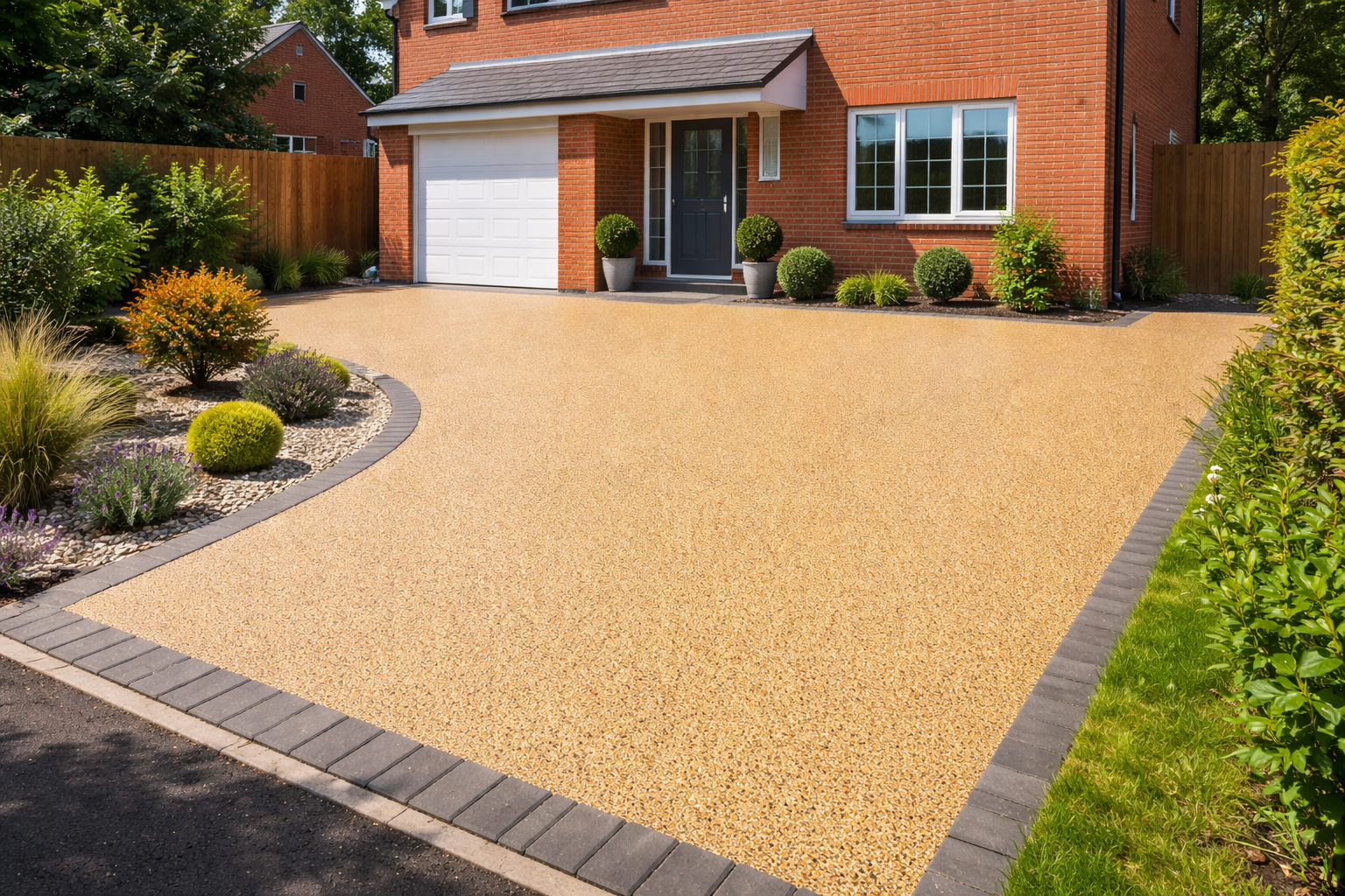 Representative resin bound driveway example